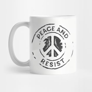 Peace and Resist - 2018 Midterm Elections Mug